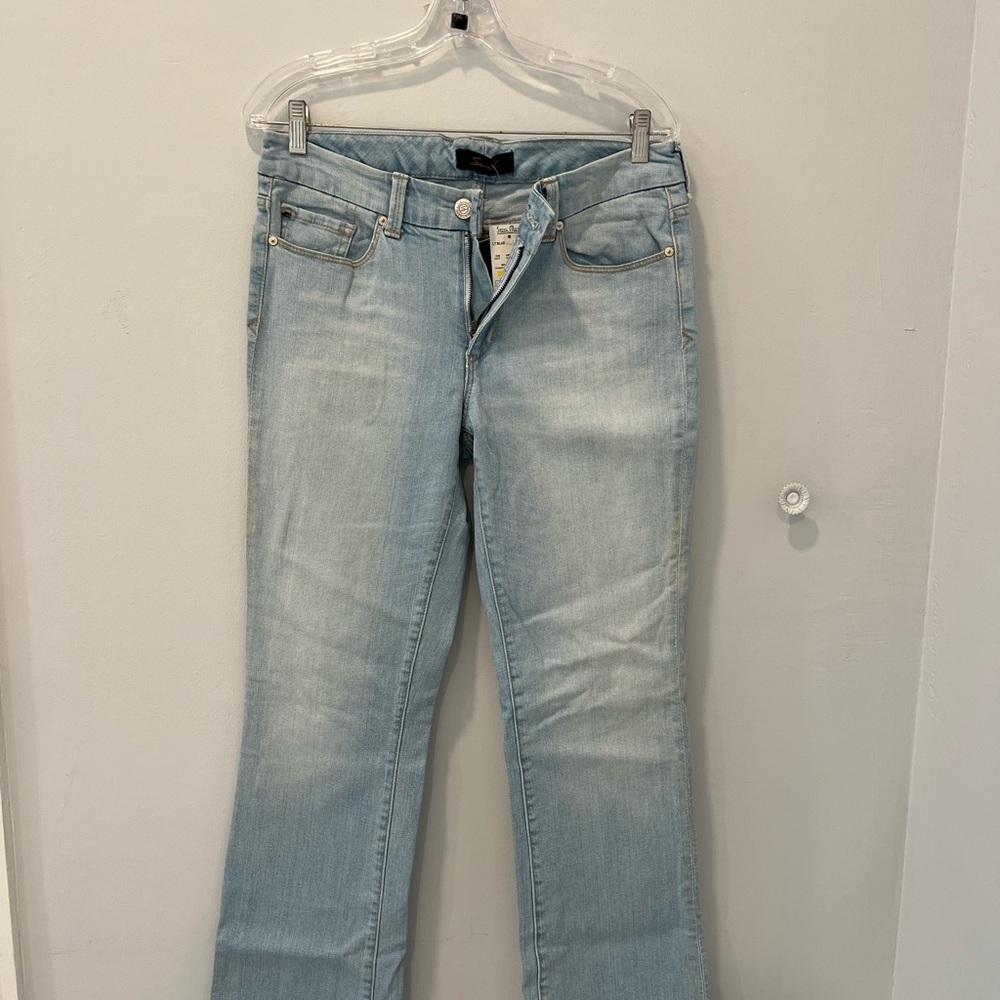 Seven7 Blue Boot Cut Jeans Classic Style NWT